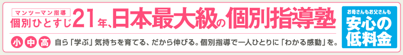 日本最大級の個別指導塾